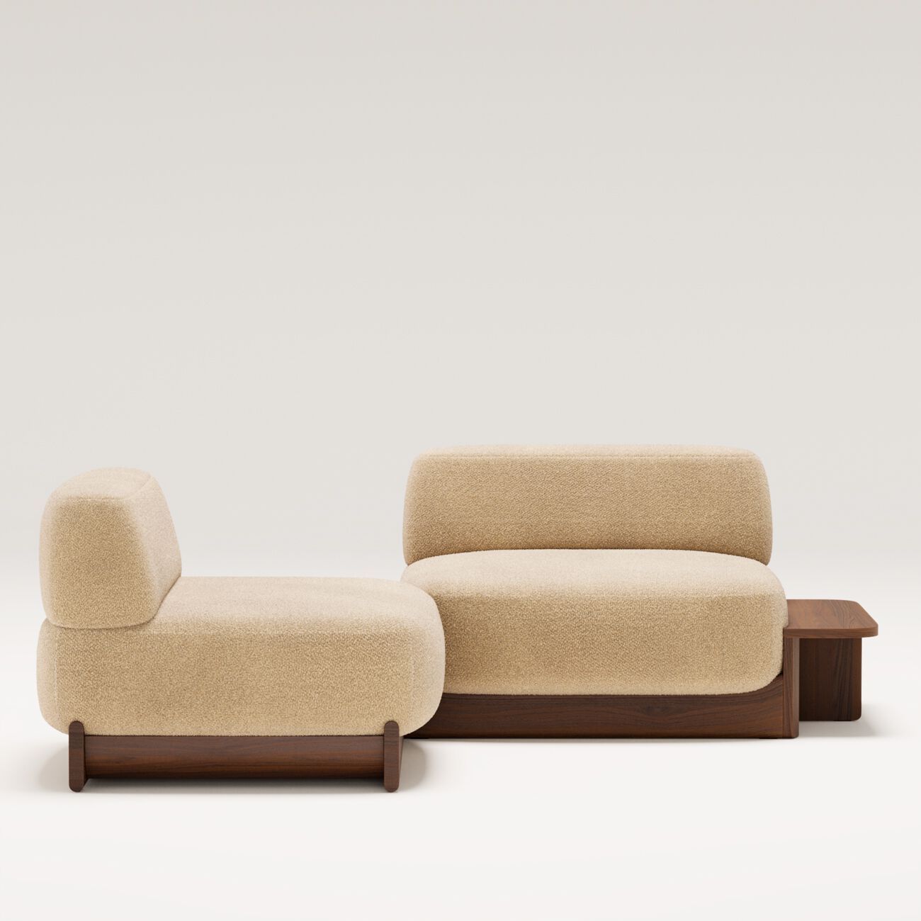 Модульный диван из ткани и ореха Wewood купол ARCH-00072838 - Вид №19