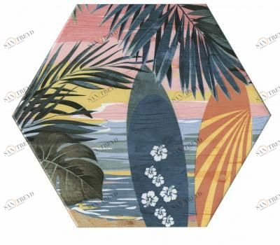 HGD\A342\24000 Декор Серфинг 23,1*20 Kerama Marazzi sun-id-313859