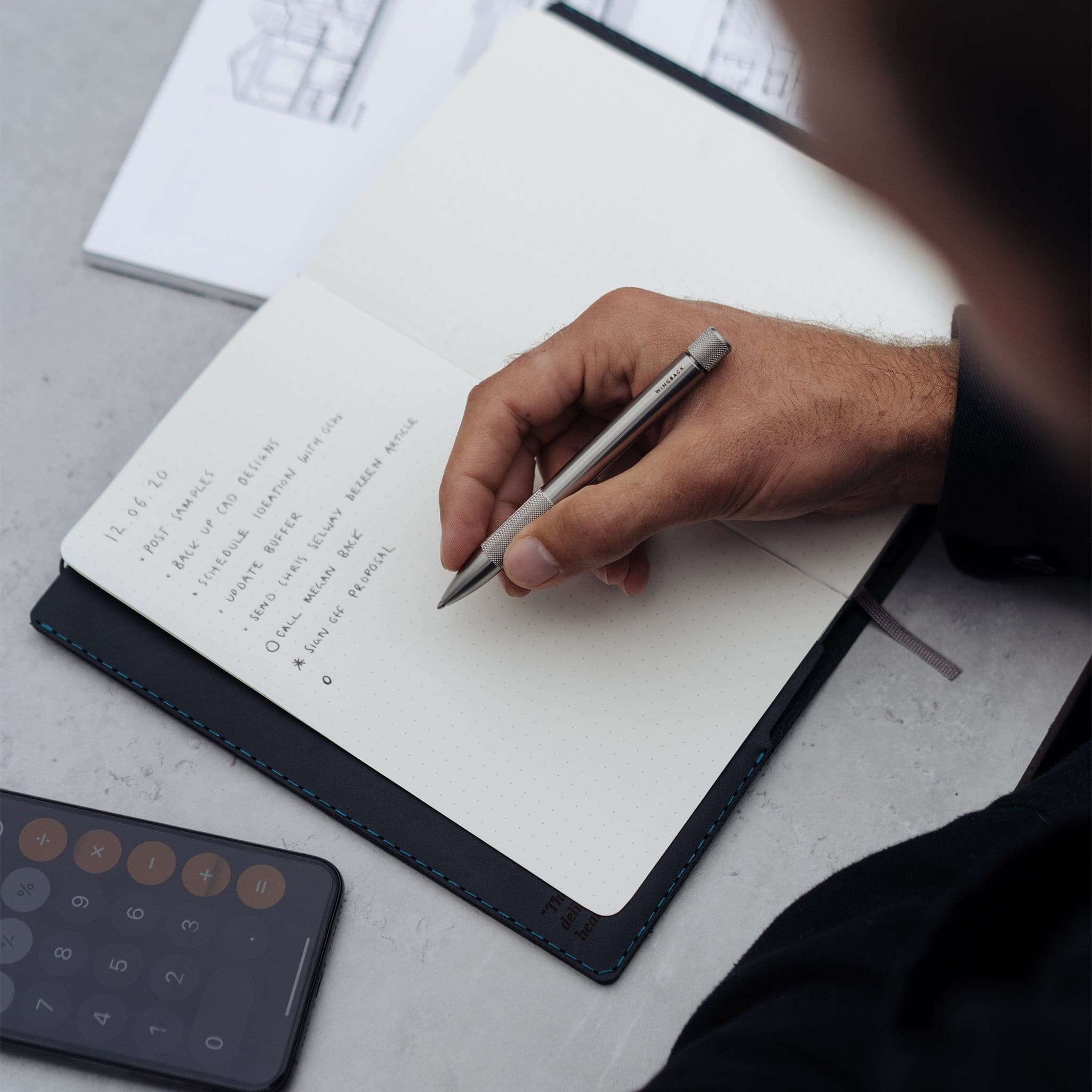 W111WHIS Обложка для ноутбука - Виски - Moleskine Wingback  - Вид №11