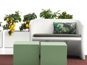 2-местный полиэтиленовый садовый диван