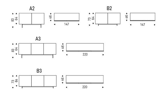 Шкаф из дерева и стекла с распашными дверями Cattelan italia FOCUS ARCH-00006723 - Вид №4