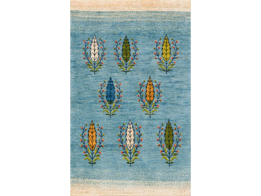 Шерстяной прямоугольный цветочный ковер Zollanvari Garlands &amp ARCH-00044451