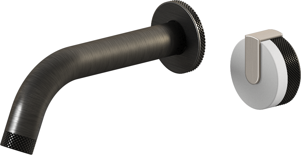 E-11535-R1WT-L1BNi-BOX Настенный прогрессивный смеситель скрытого монтажа для раковины GRAFF MOD+