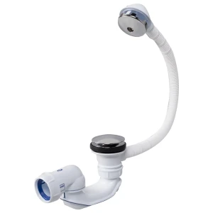 Сифон для ванны Sas B62KD с автоматическим сливом 650х40 мм пластик