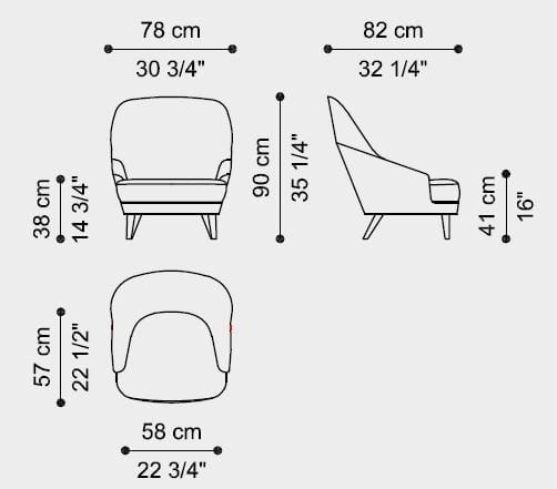 Тканевое кресло с подлокотниками ETRO Home Interiors Jefferson ARCH-00046763 - Вид №2