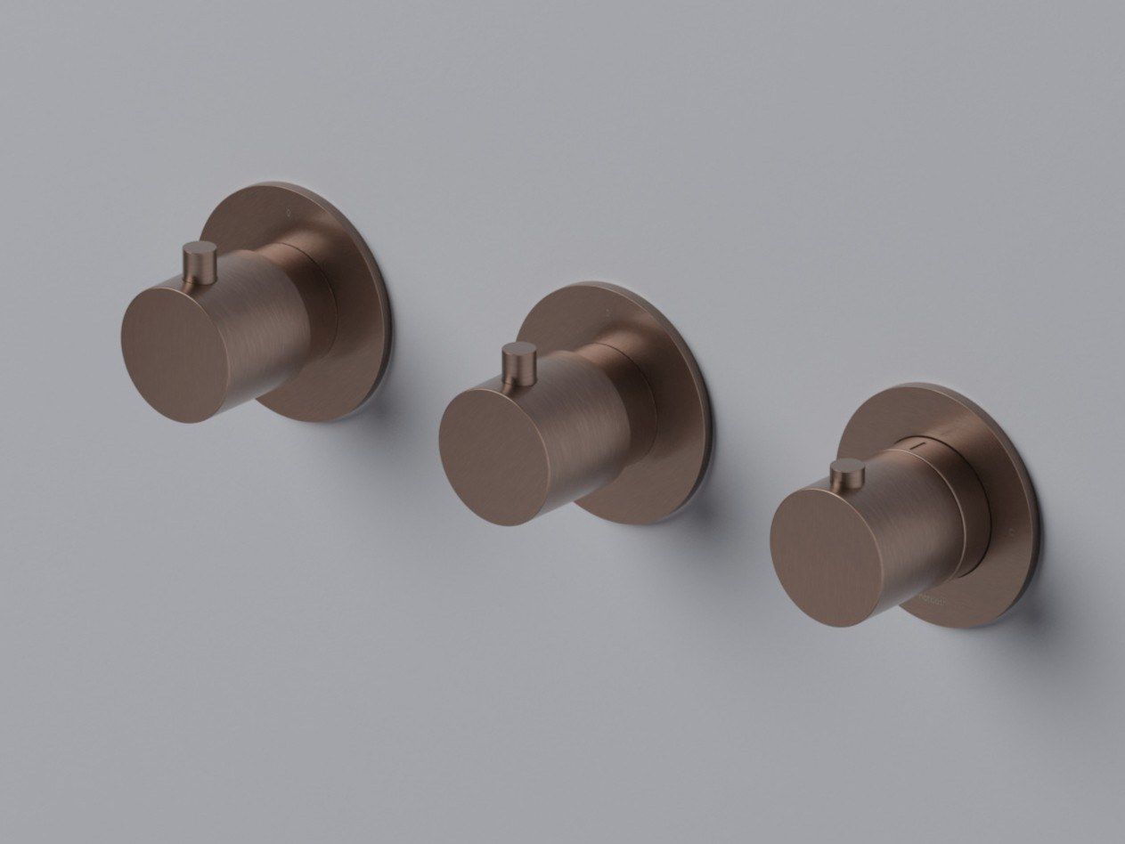 Латунный встраиваемый термостатический смеситель для душа Hotbath Cobber ARCH-00109495 - Вид №1