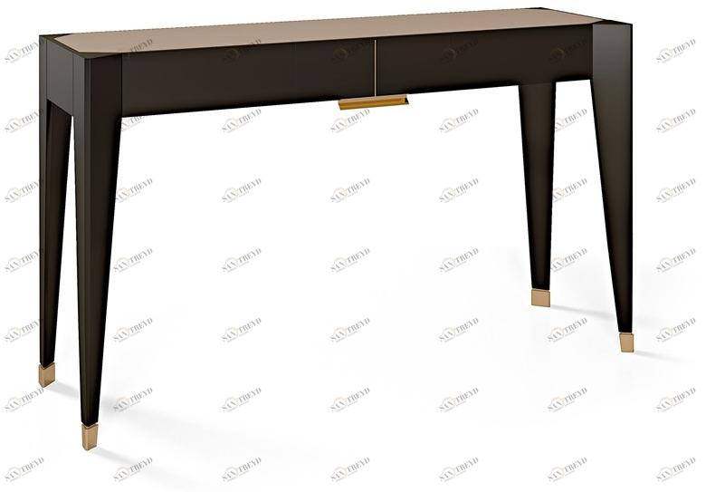 Bellotti Ezio Прямоугольная лакированная консоль со столешницей из каррарского мрамора Park avenue 2017-44