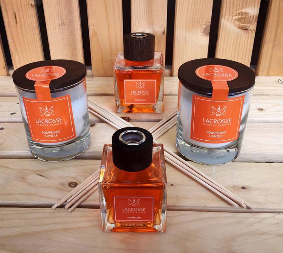 Свеча ароматическая в стекле "Грейпфрут" AMBIENTAIR  00-3880949 Оранжевый  - Вид №3