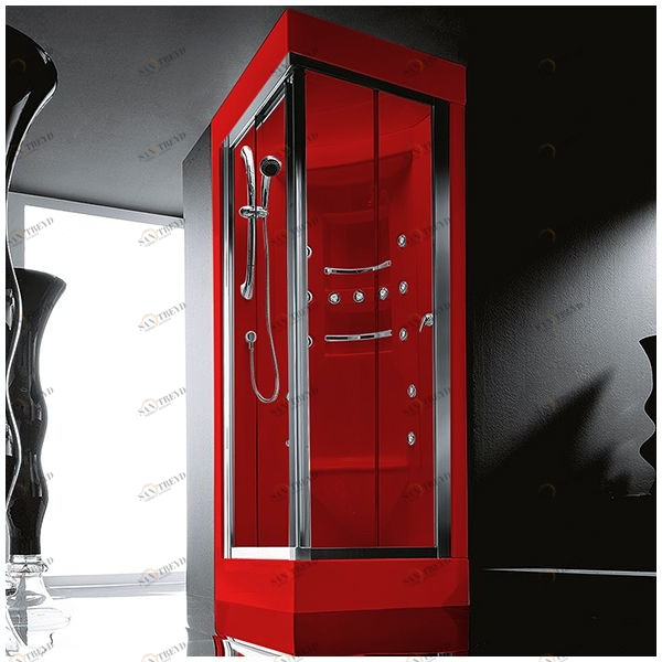 Душевая кабина Gruppo treesse Acquazzurra 90 STI-B7586D-K белая с гидромассажем угловая правая STIB7586DK