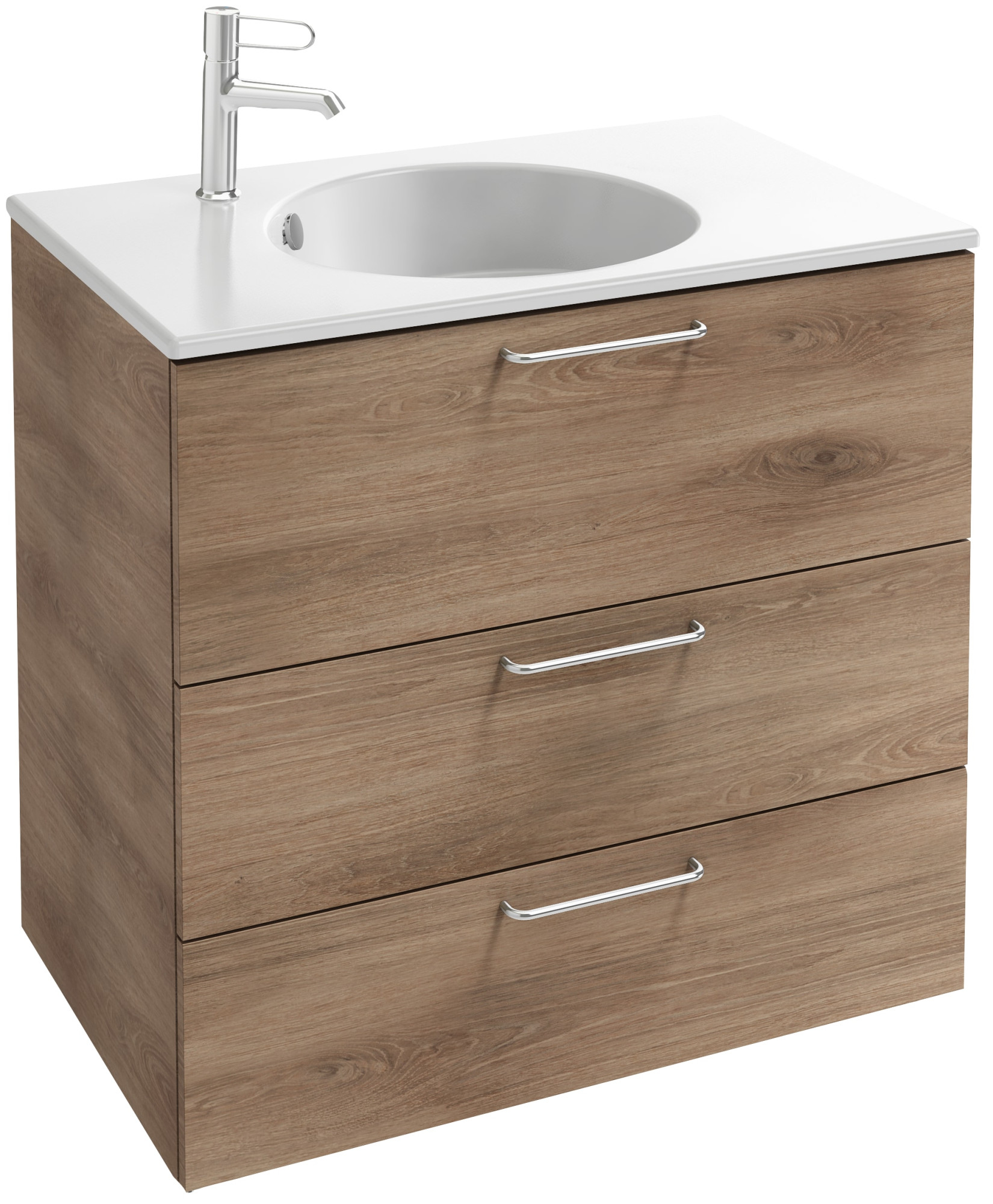 EB2532-R5-N14 Тумба под столешницу 80 см, 3 ящика, хромированная ручка JACOB DELAFON ODÉON RIVE GAUCHE ODEON RIVE GAUCHE