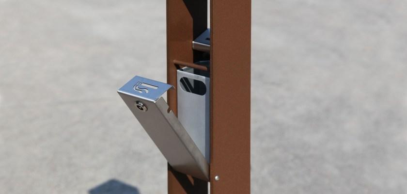 Metalco Напольная пепельница из стали для общественных мест sun-id-1415106 - Вид №2