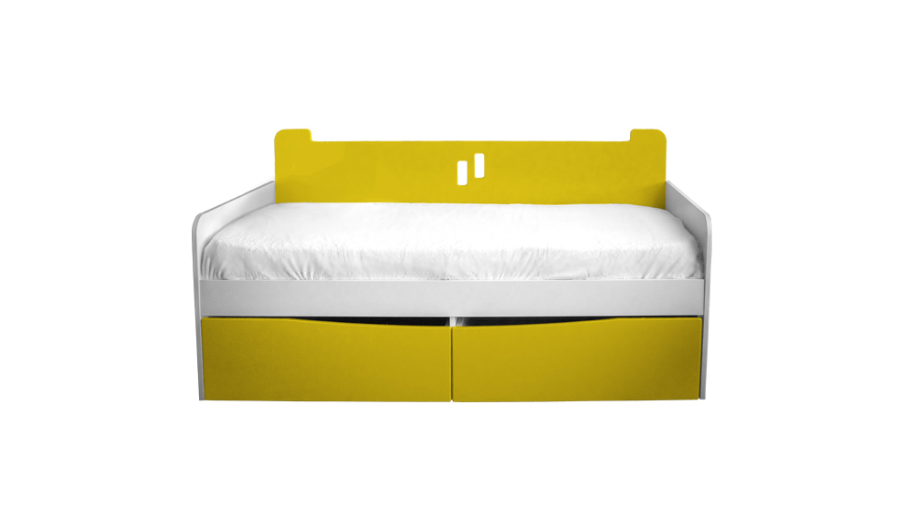 Детский диван-кровать с 2 ящиками "Лежебока Бобби" МАНДАРИН ЧУДИКИ 178782 Розовый Santreyd  - Вид №2