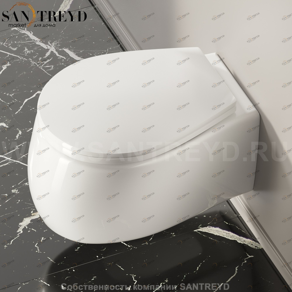 ACER20897WZ Подвесной унитаз настенный Белый Agape Pear Италия