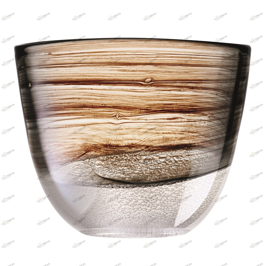 Ваза forest 22 см бежево-коричневый LSA INTERNATIONAL ДИЗАЙНЕРСКИЕ 253432 Бежевый 