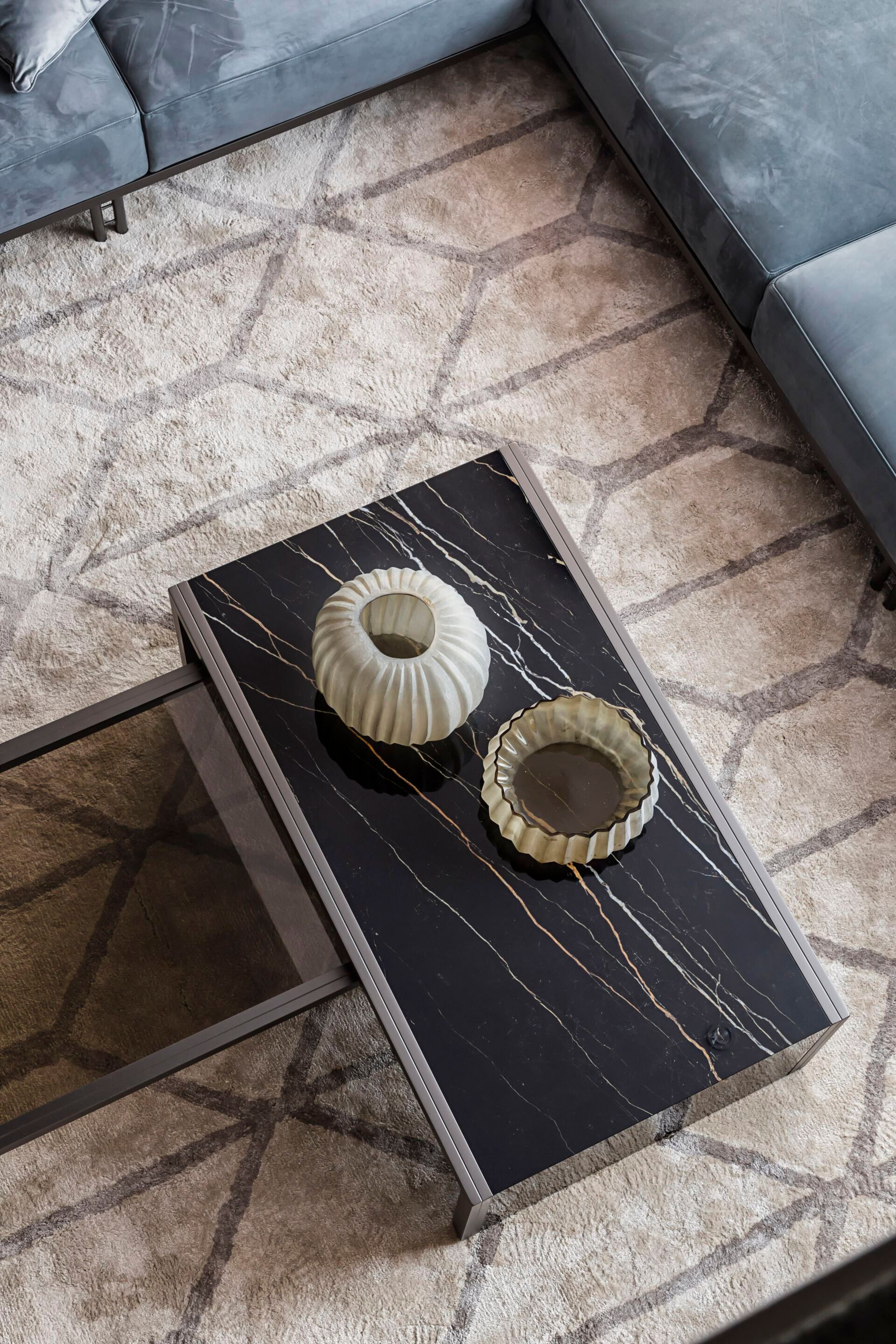 Стеклянный прямоугольный журнальный столик Bizzotto Italia Atmosphera ARCH-00131945 - Вид №3