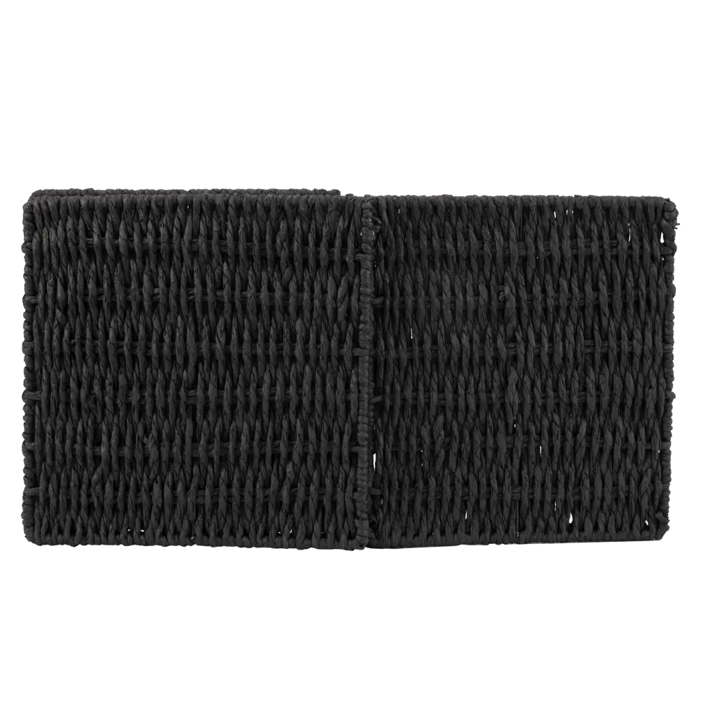 Корзина плетен 20X20X20 см черн Konsensa STLM-2192617 - Вид №4