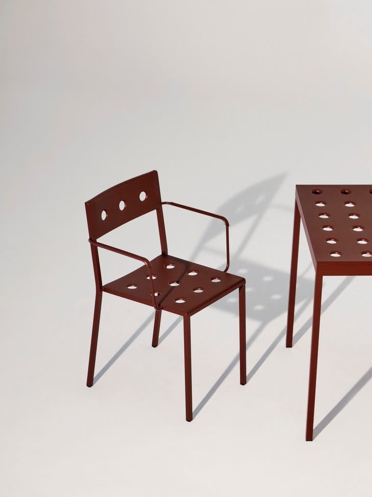 Стальной стул с порошковым покрытием с подлокотниками Hay балкон ARCH-00134702 - Вид №12