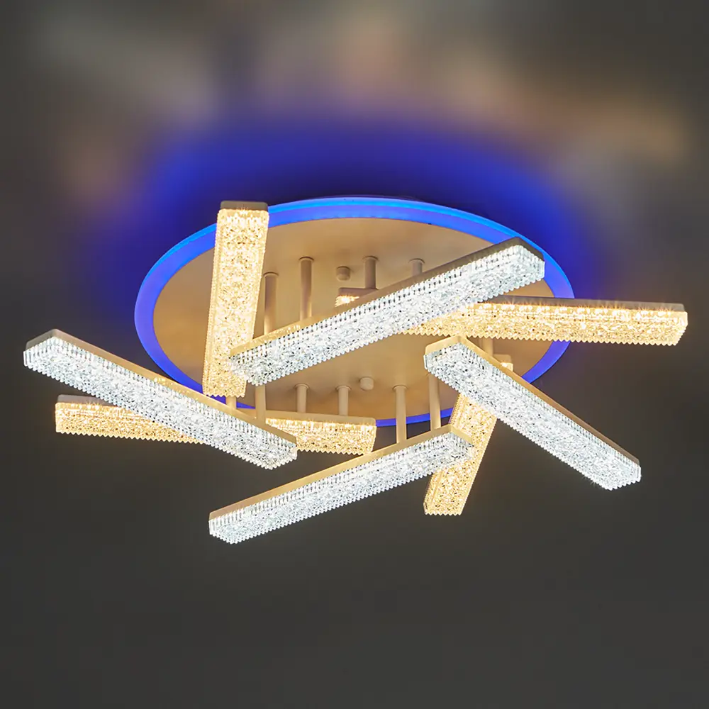 Люстра потолочная De City Оскар 8x10 Вт+22 Вт RGB LED 220 В с пультом управления 88038422 STLM-2001293  - Вид №22