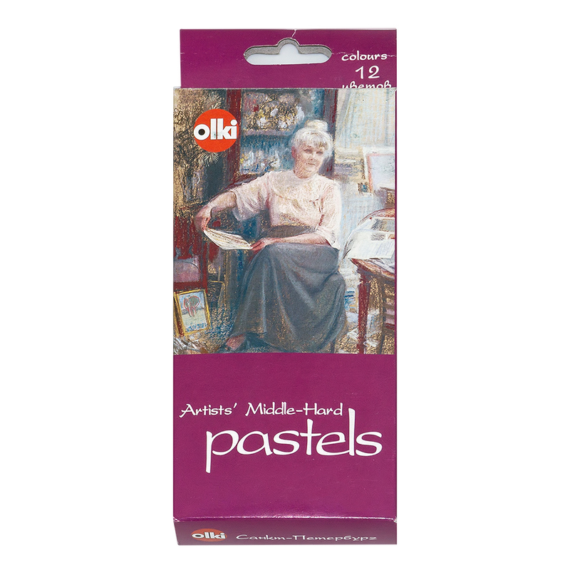 0519 пастель художественная набор 12 цв. серия МН ОЛКИ АРТ 