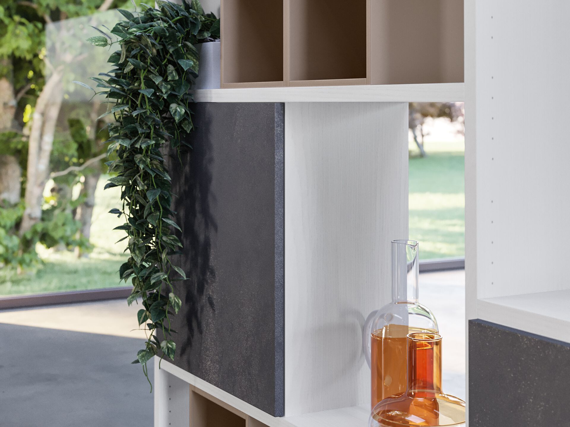 Двухсторонний книжный шкаф Giessegi LV730 ARCH-00016704 - Вид №1