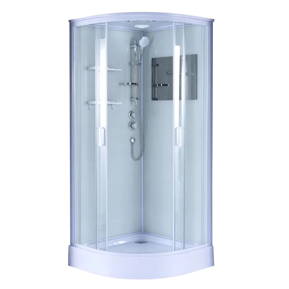 Душевая кабина Мари 1/4 низкий поддон 90x90 см Santreyd STLM-2009229