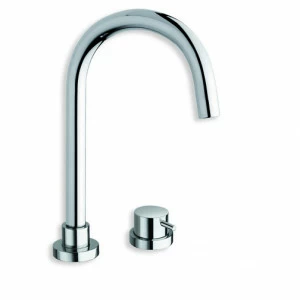 CRITV224 Смеситель для раковины REGULAR на 2 отверстия со сливом Up & Down 1 "1/4 Cristina Rubinetterie