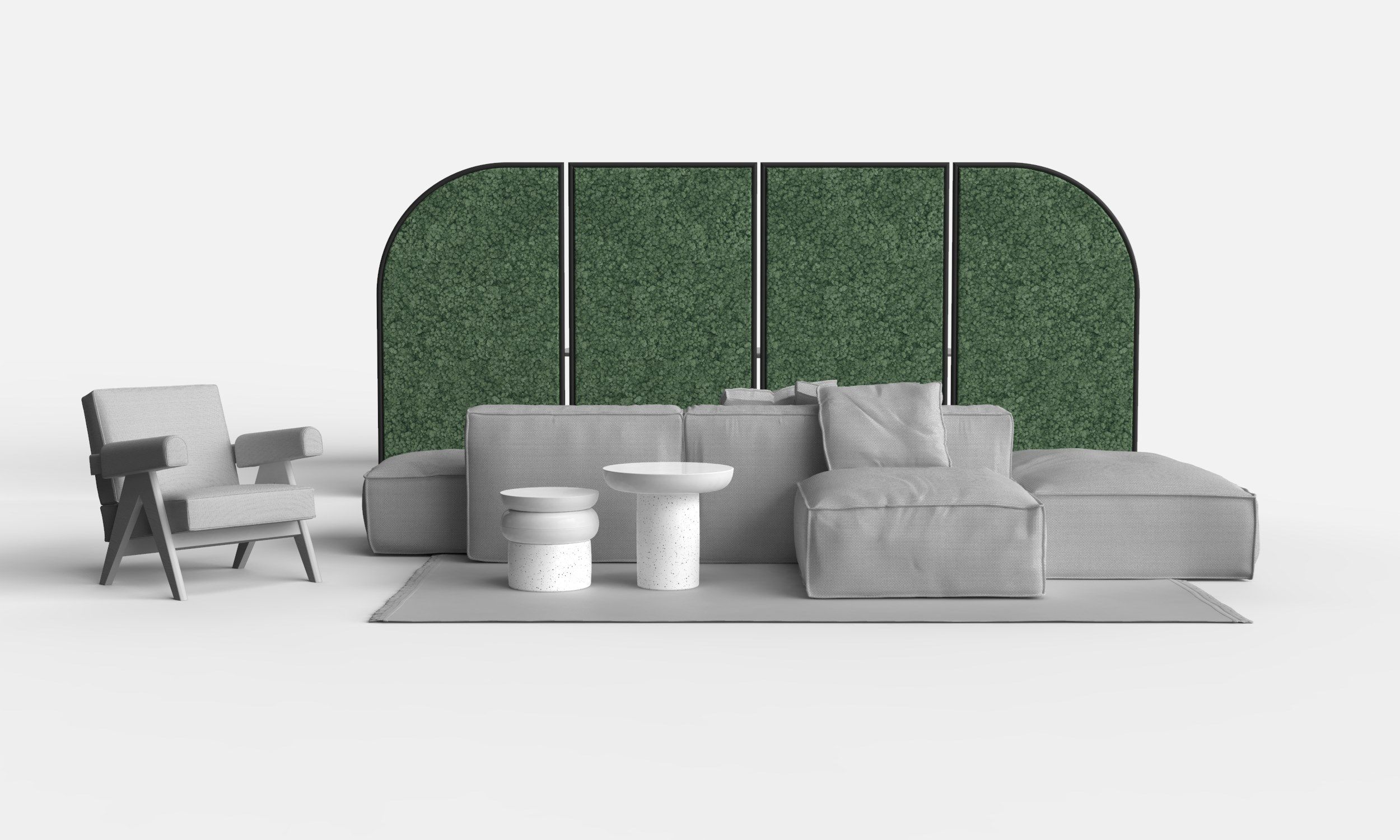 Звукопоглощающая офисная перегородка GREENMOOD G-Line ARCH-00090467 - Вид №14