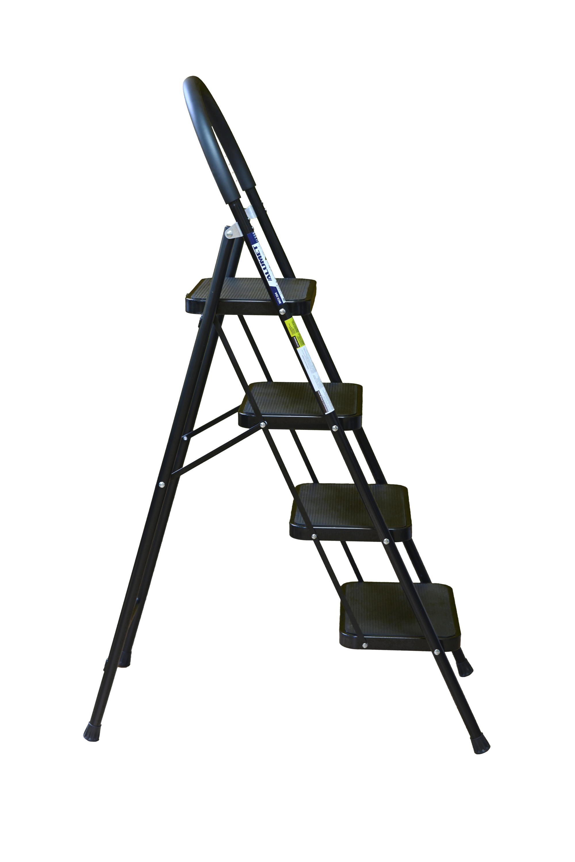 Стремянка-стул с широкими ступенями стальная, 4 ступени ALUMET МСН204 - Вид №6