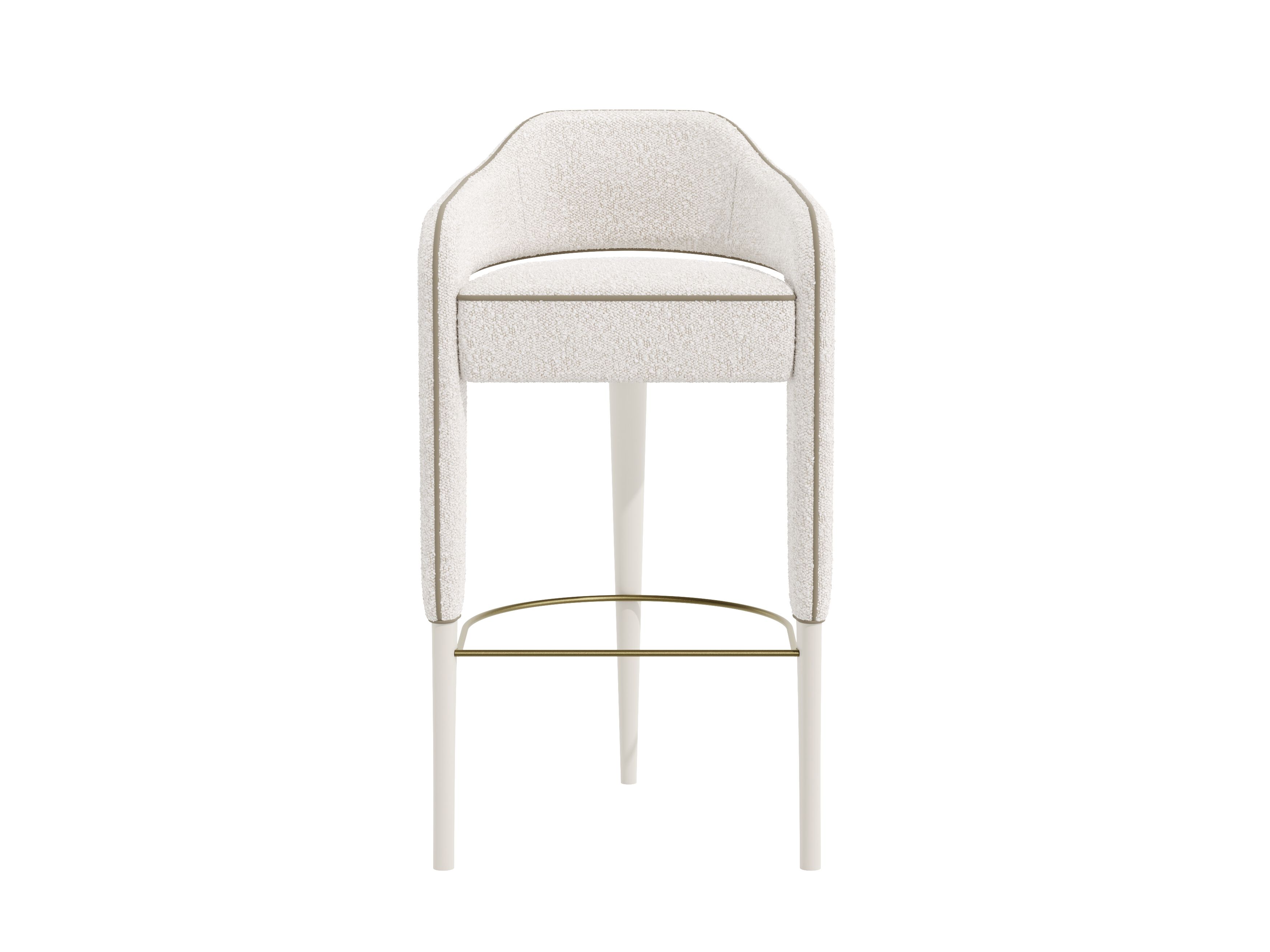 Тканевый барный стул с подставкой для ног Casa Magna INVICTA I ARCH-00055961 - Вид №4