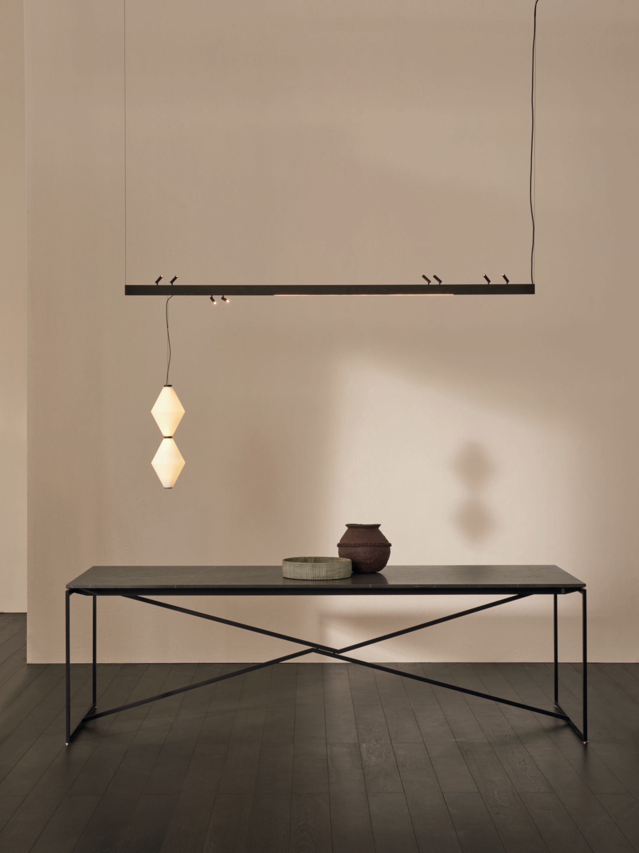 Стальной светодиодный подвесной светильник DE PADOVA LINEAR LIGHT SYSTEM ARCH-00058740 - Вид №1