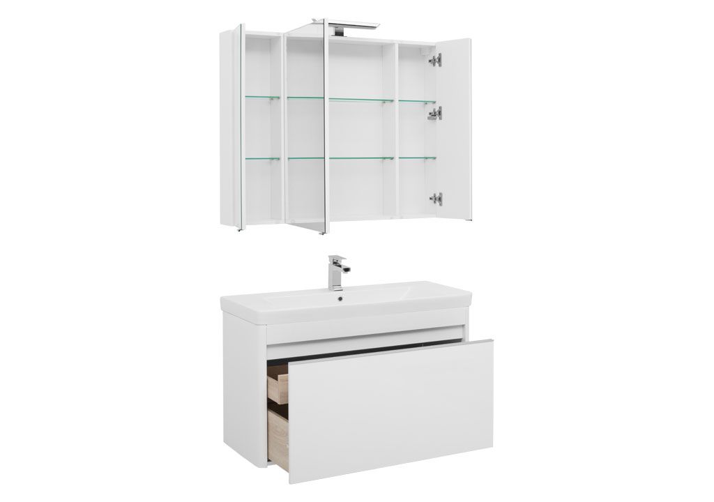 Мебель для ванной Aquanet Вилора 105 белый 00203639 - Вид №1