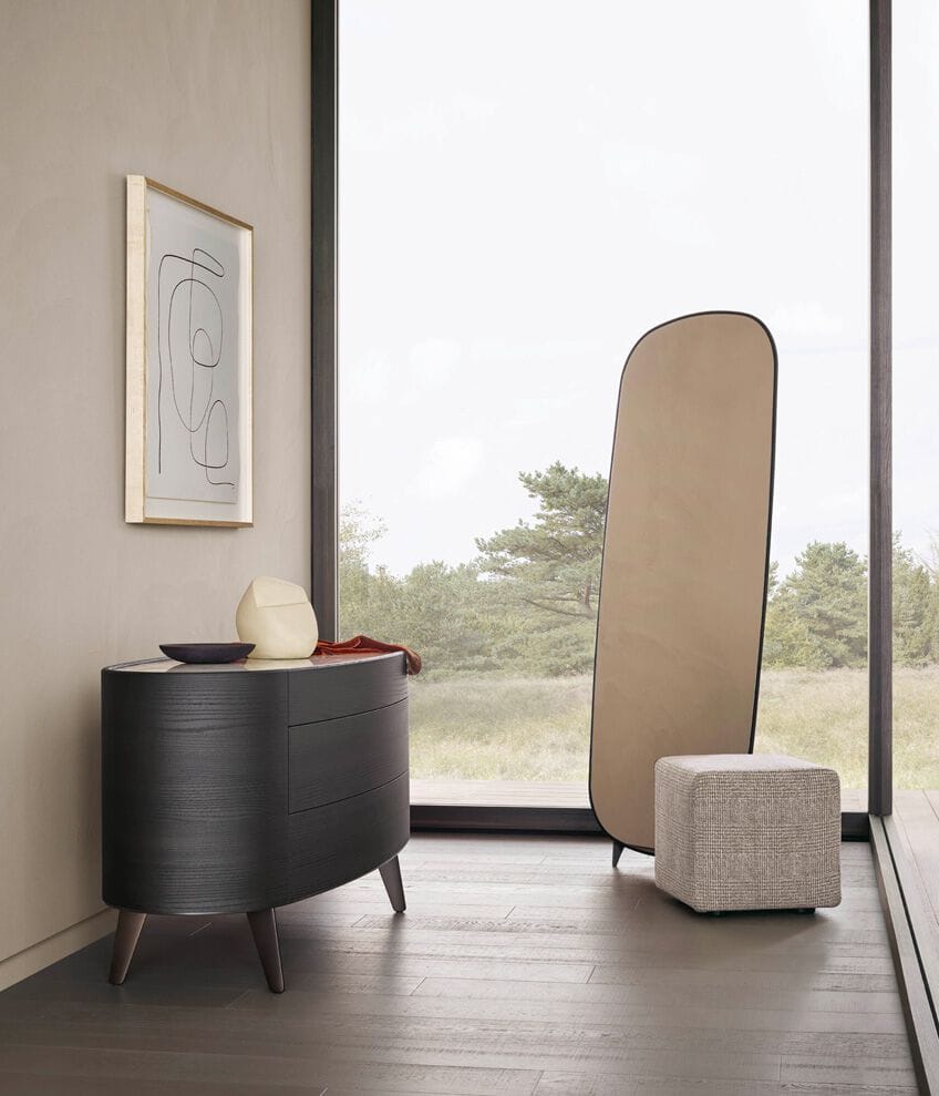 Прямоугольное деревянное напольное зеркало с рамкой Poliform AUDREY ARCH-00138956 - Вид №1