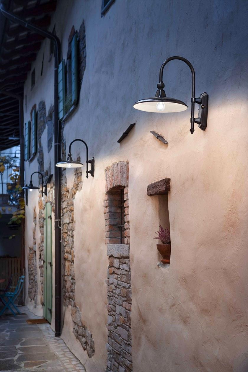 FERROLUCE Настенный керамический светильник для улицы Campobasso A353 - Вид №1