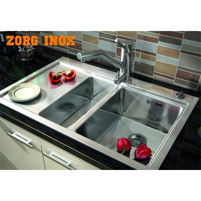 Zorg RX-5178-2-L Мойка кухонная прямоугольная Zorg  - Вид №3