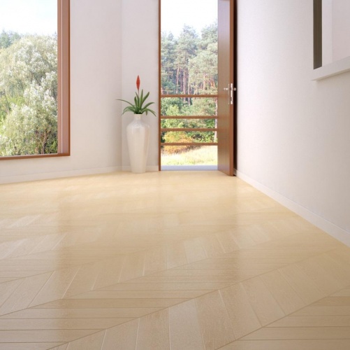 Паркет Ёлка Marco Ferutti Louvre Арктик Дуб Любая на выбор (Гладкая) 585х125 мм 2600700099 - Вид №4