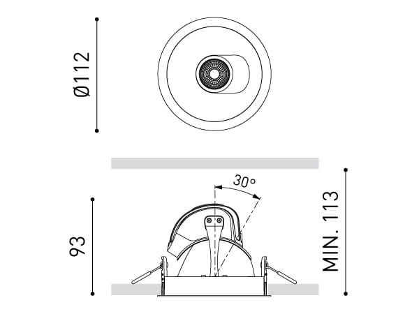 Регулируемый светодиодный прожектор Arkoslight указатель ARCH-00079820 - Вид №7