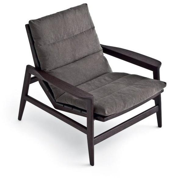 Poliform Кресло с обивкой из ткани с подлокотниками Ipanema sun-id-1448383 - Вид №5