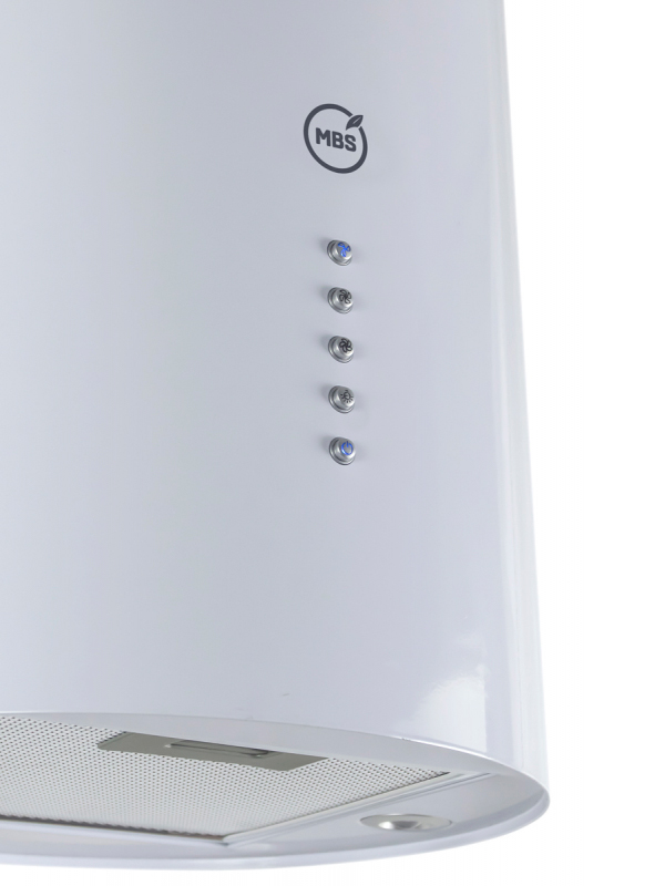 8160924 Вытяжка островная MBS AMARANTH 135 ISLAND белый STDN-0150569 - Вид №2