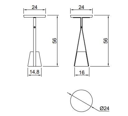 Круглый стол из твердой поверхности с основанием из каррарского мрамора Antoniolupi Halo ARCH-00066966 - Вид №9