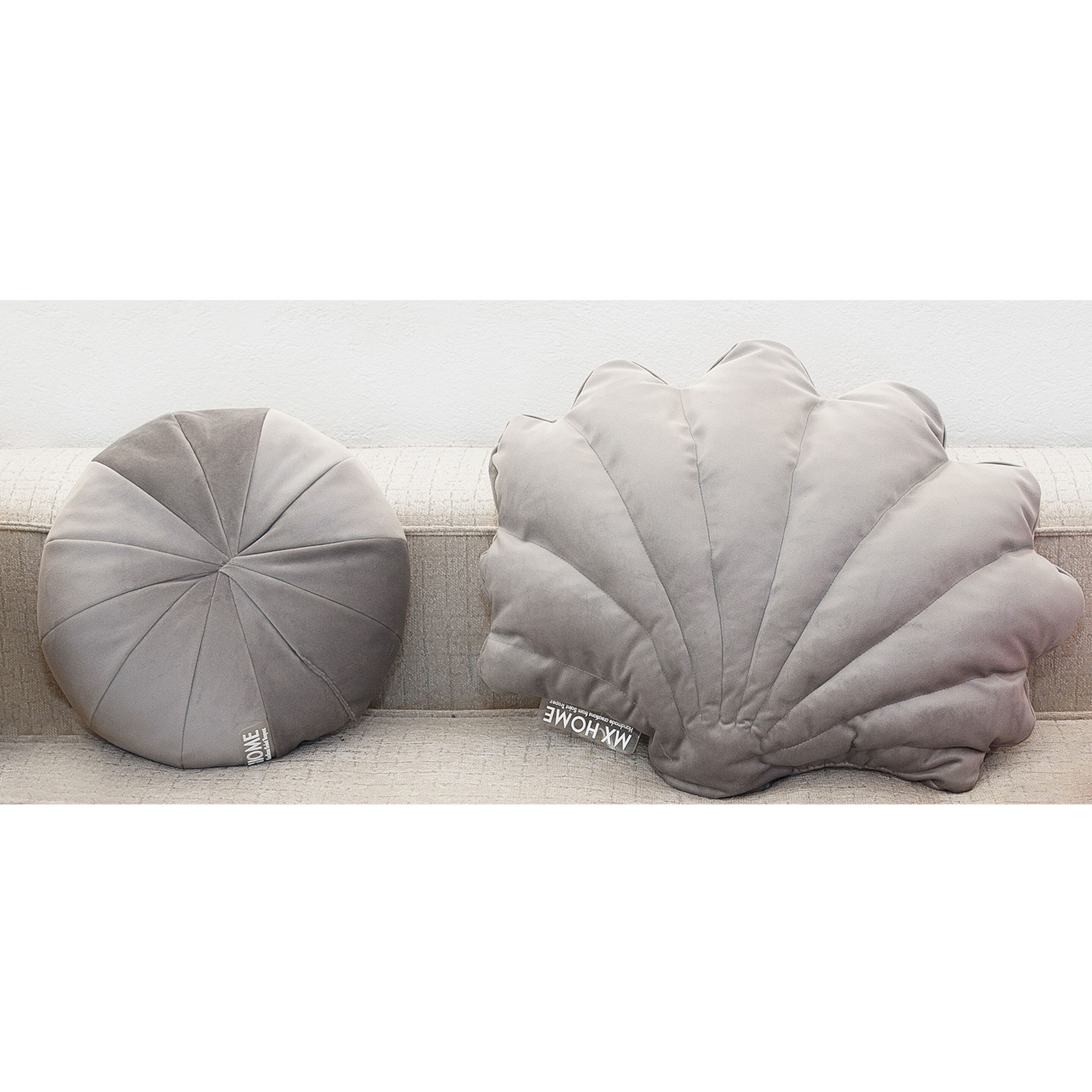 Бархатная однотонная подушка MX HOME Velours ARCH-00026824 - Вид №7