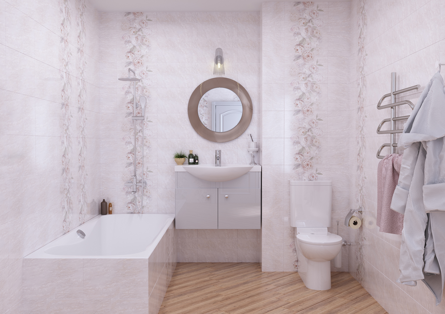 Керамическая плитка PEONIA 126873 25х40 см PiezaROSA  - Вид №2