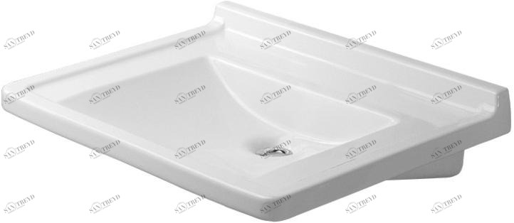 031270 Подвесная раковина настенная овальная Duravit Starck 3 белая