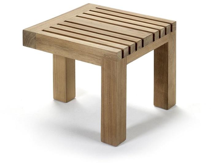Royal Botania Низкий квадратный садовый столик из тика Nara sun-id-1366223 - Вид №1