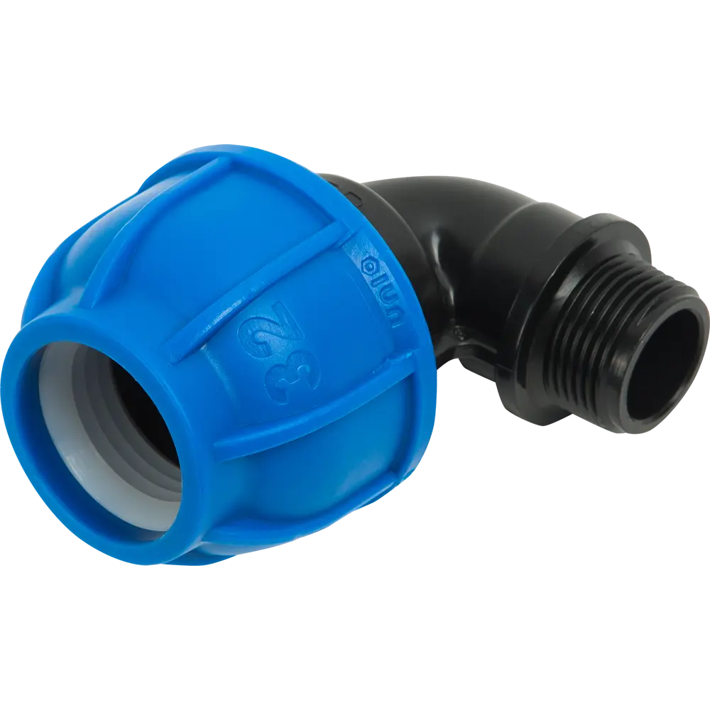 Отвод ПНД Unio ø3/4"х32 мм наружная резьба 82406321 STLM-2206964 