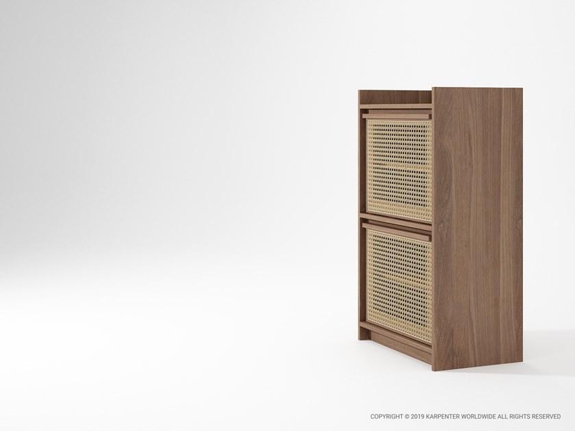 KARPENTER Комод из массива дерева и ротанга с распашными дверцами Roots sun-id-1357623 - Вид №20