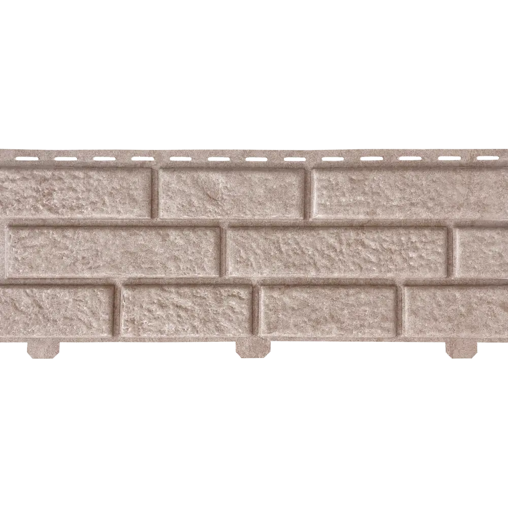 Сайдинг ПВХ кирпич 2 м белый 88601902 STLM-2005821 FINEBER BrickHouse