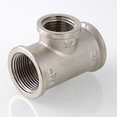 VTr.750.N.0705 Фитинг резьбовой – тройник переходной Valtec 1 1/4" х 3/4" х 1 1/4"  - Вид №3