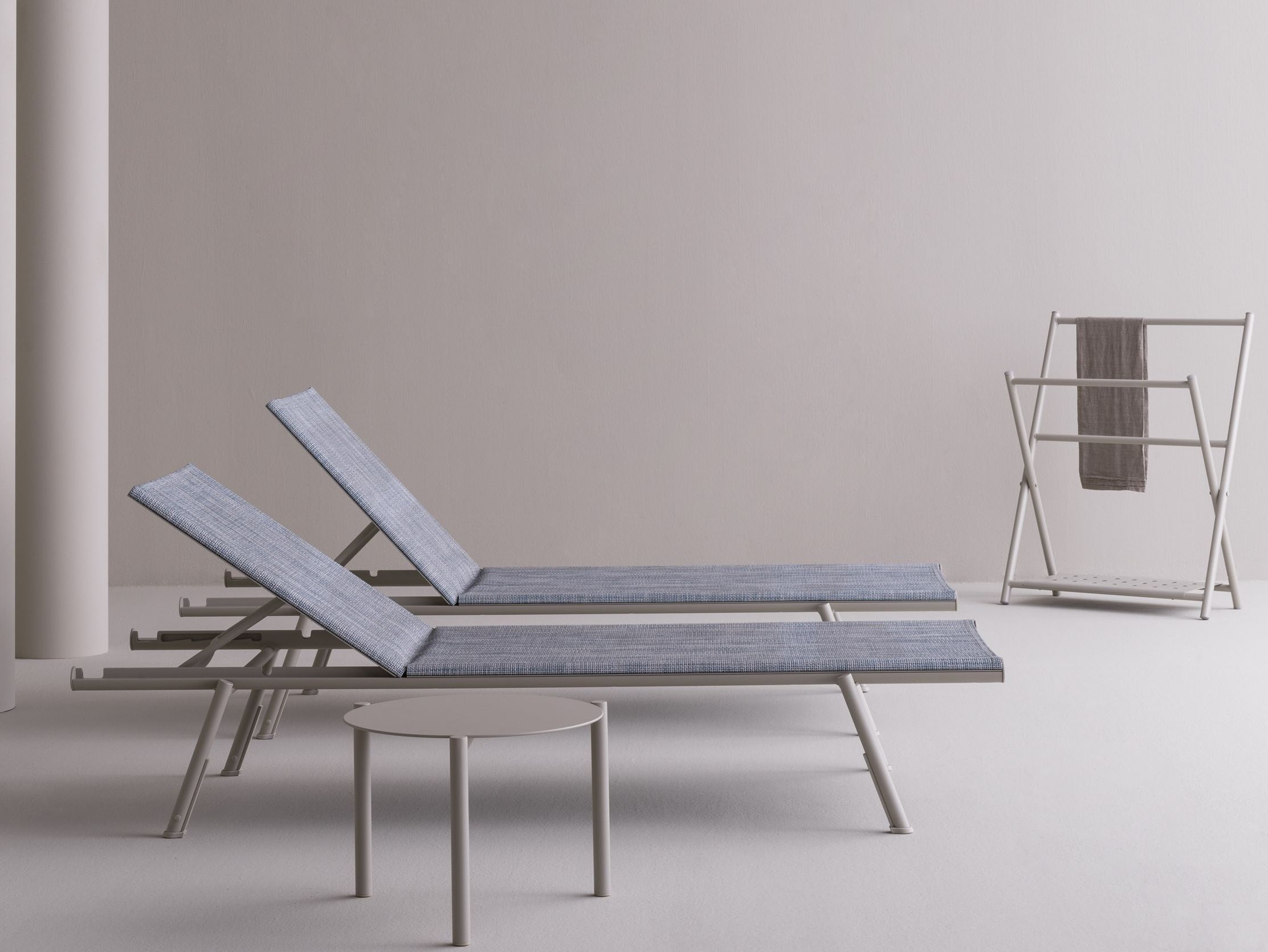 Алюминиевая кровать с порошковым покрытием с откидывающейся спинкой с колесами Varaschin ARCH-00107692 - Вид №9