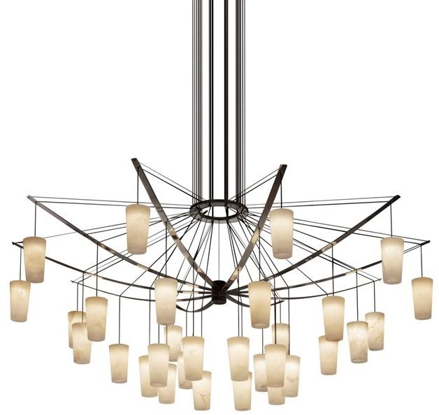 Grok Светодиодный подвесной светильник из алебастра Catenaria sun-id-1496824 - Вид №1