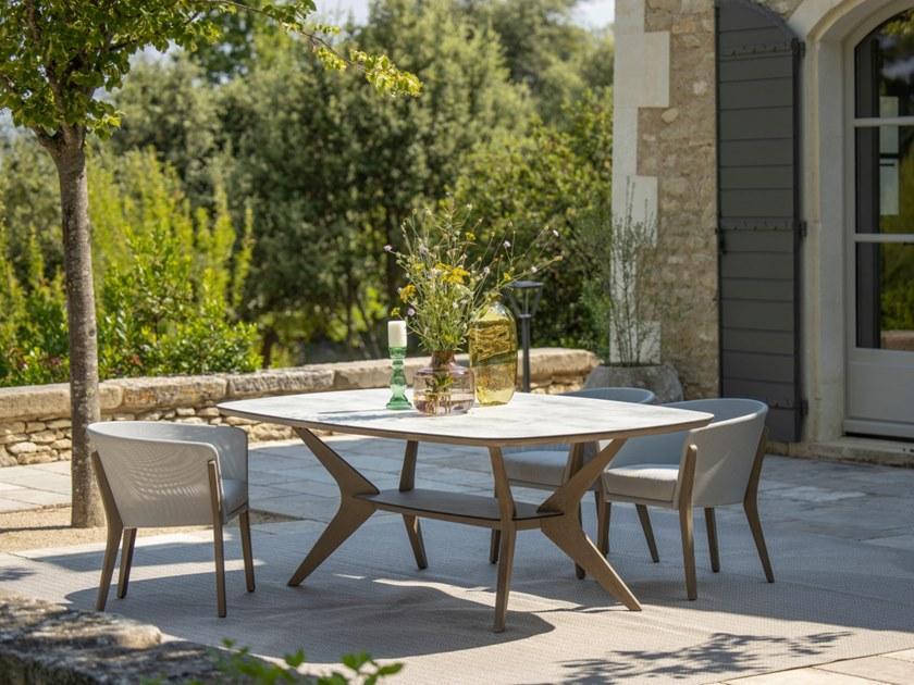 Les jardins Прямоугольный деревянный садовый стол Selva Ta08000 - Вид №3